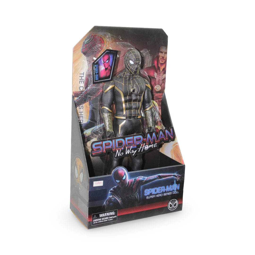 Spider-Man No Way Home Black and Gold Suit Action Figure