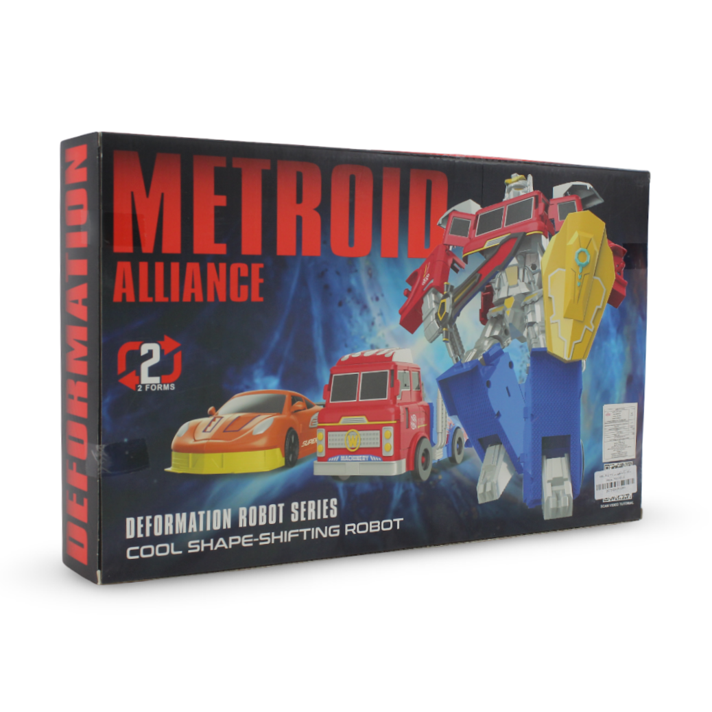 Deformation 2-in-1 Transforming Robot Toy Set