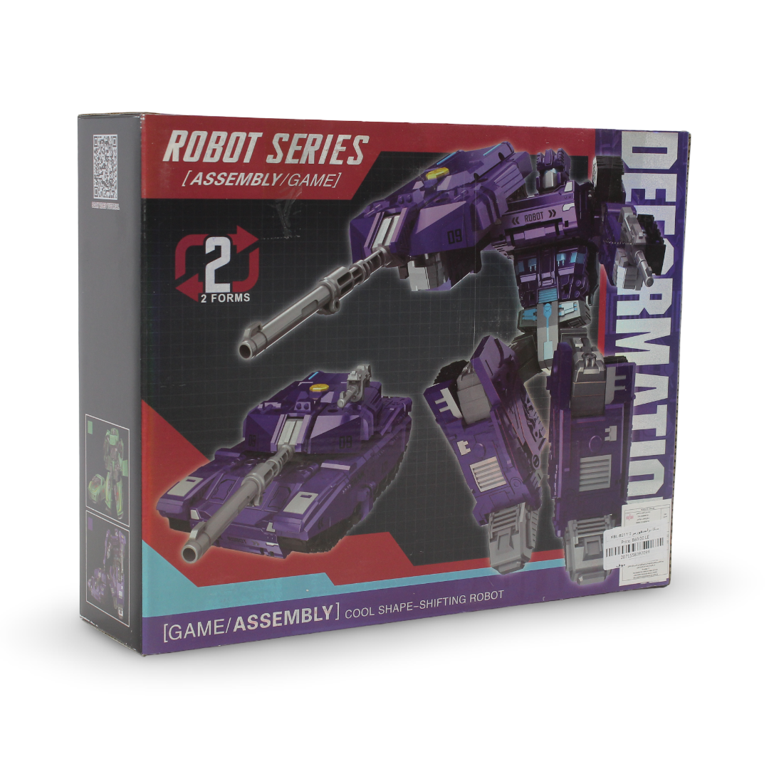 Deformation 2-in-1 Robot and Tank Toy Set – Purple