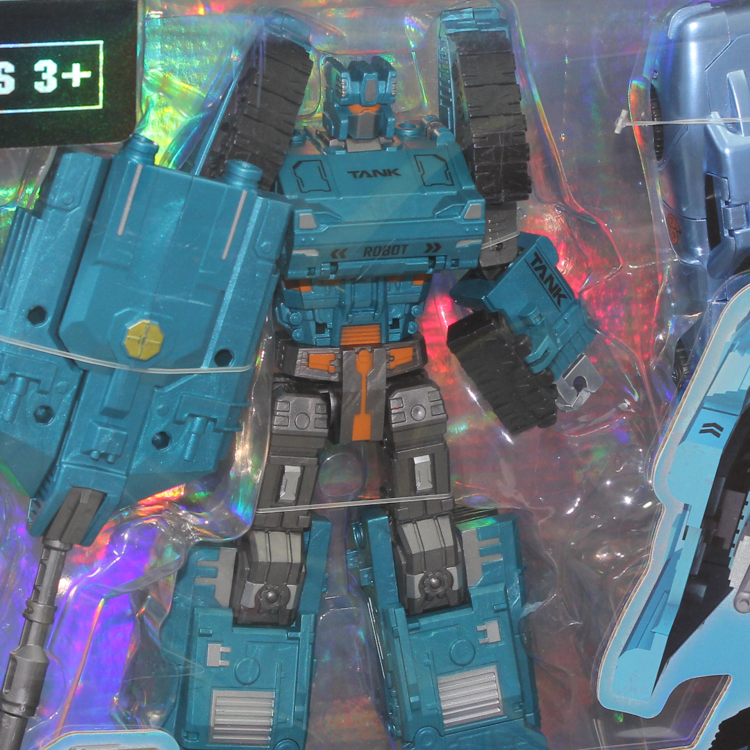 Deformation 2-in-1 Robot and Tank Toy Set – Petrol Blue