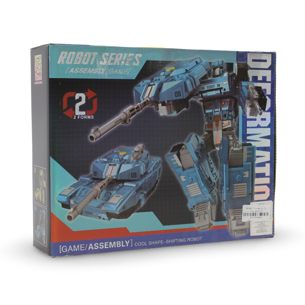 Deformation 2-in-1 Robot and Tank Toy Set – Petrol Blue