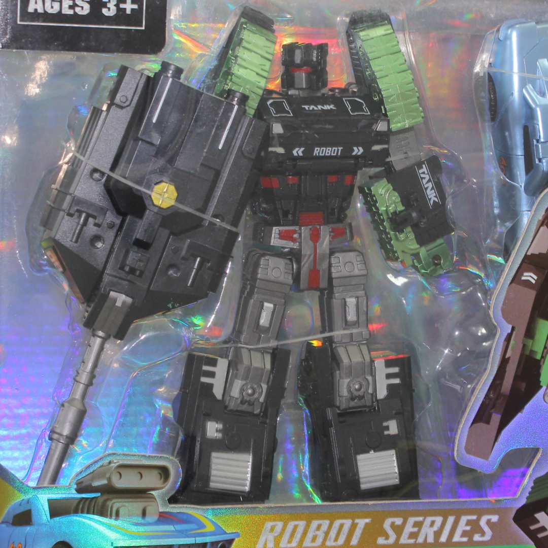 Deformation 2-in-1 Robot and Tank Toy Set – Black