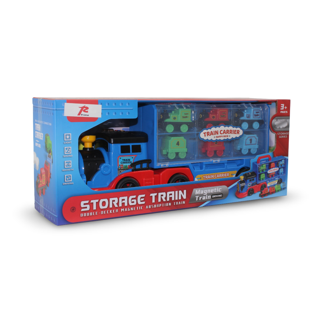 Double-Decker Storage Train Carrier Set