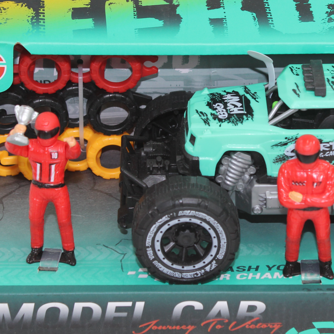 Off-Road Monster Truck Toy Set (Light & Sound) – Aqua