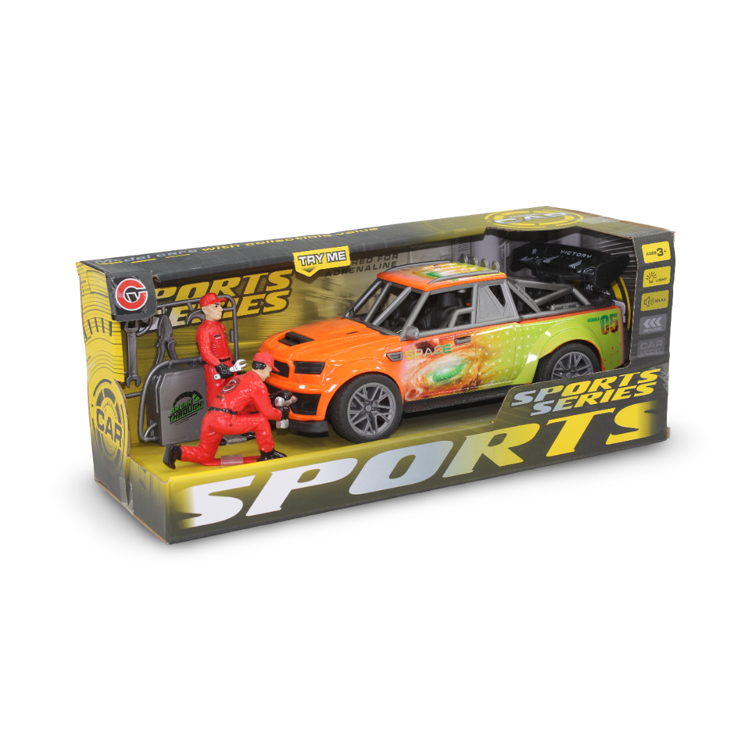 Sports Series Truck (Light & Sound) – Orange