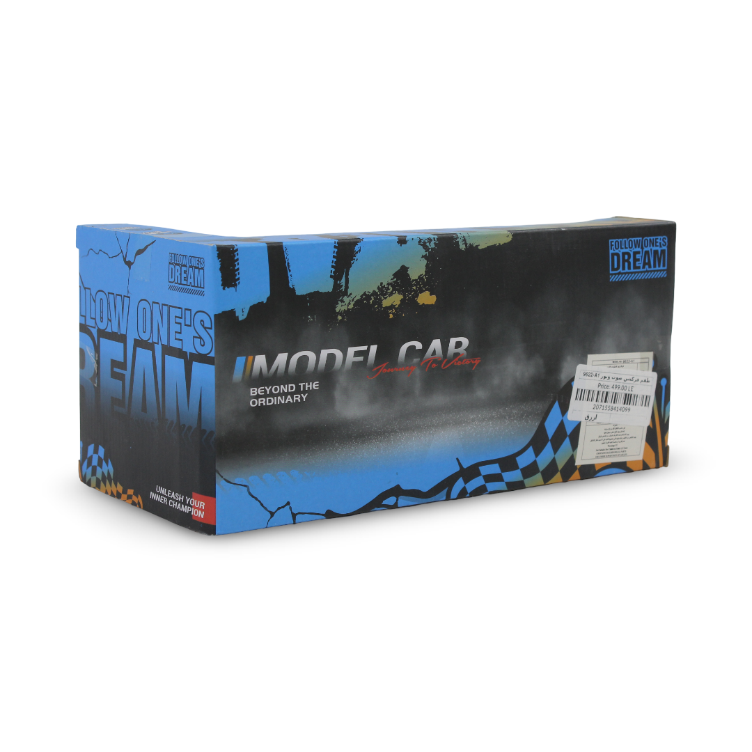 Diecast Model Toy Car Set – Blue (Light & Sound)