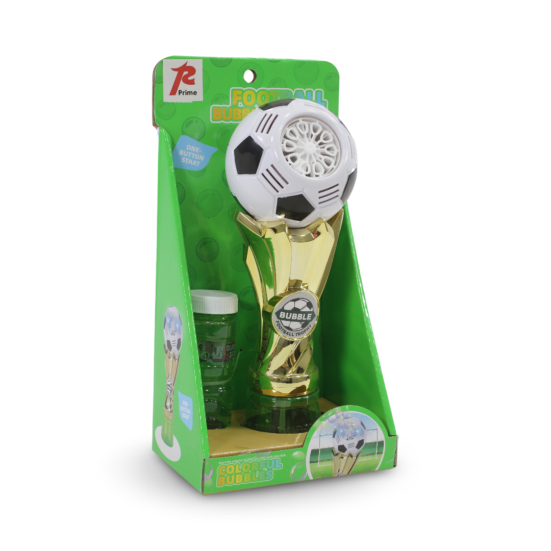 Soccer Trophy Bubble Blower Toy