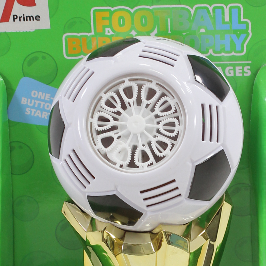 Soccer Trophy Bubble Blower Toy
