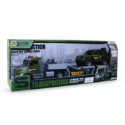 Military Transport Truck & Vehicle Playset 1:16 with Light & Sound