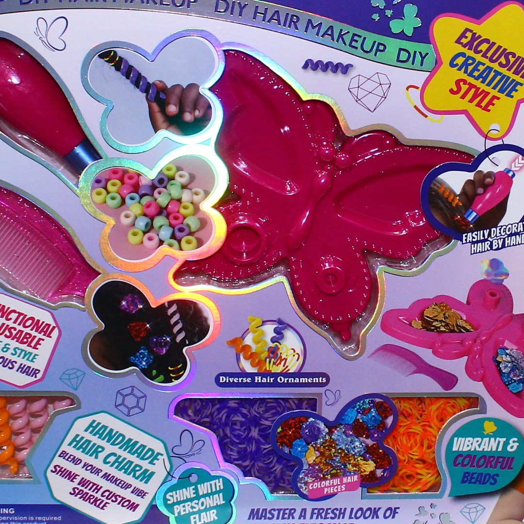 Kids DIY Hair Styling & Accessories Set