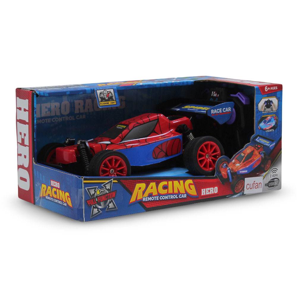 Cufan Hero Racing RC Car – Spider Design with USB Recharge & LED Lights