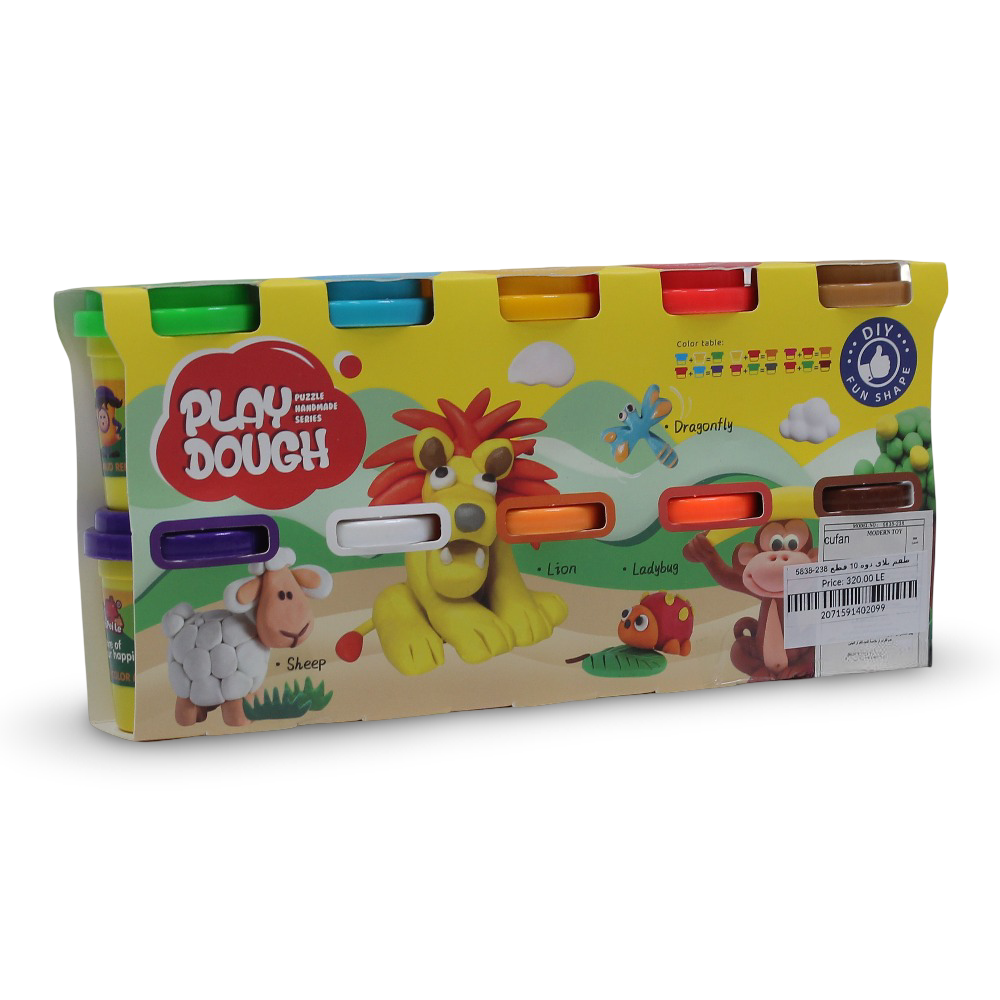 Cufan Play Dough Set – 10 Pieces Colorful Modeling Clay Kit