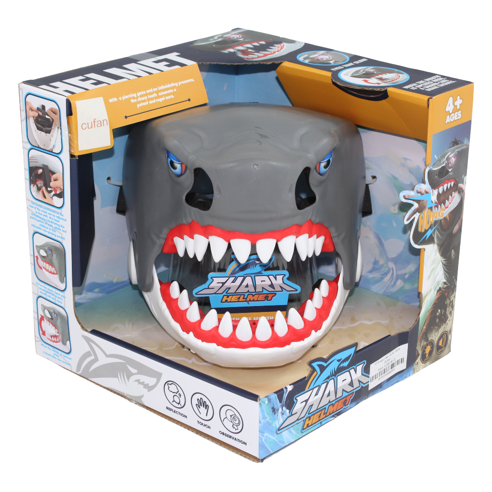 Cufan Shark Helmet Toy – (Sound & Light)