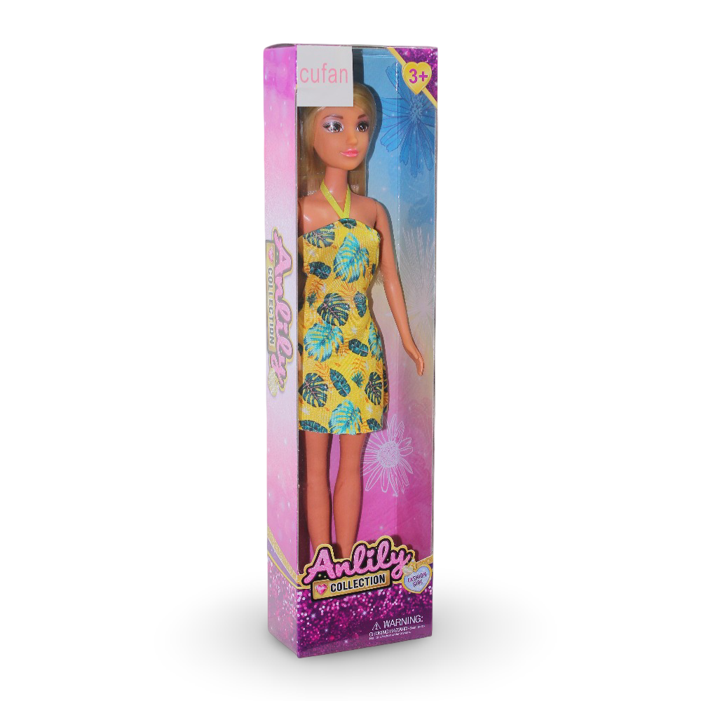 Cufan Anlily Collection Fashion Doll – Yellow Dress - Toys