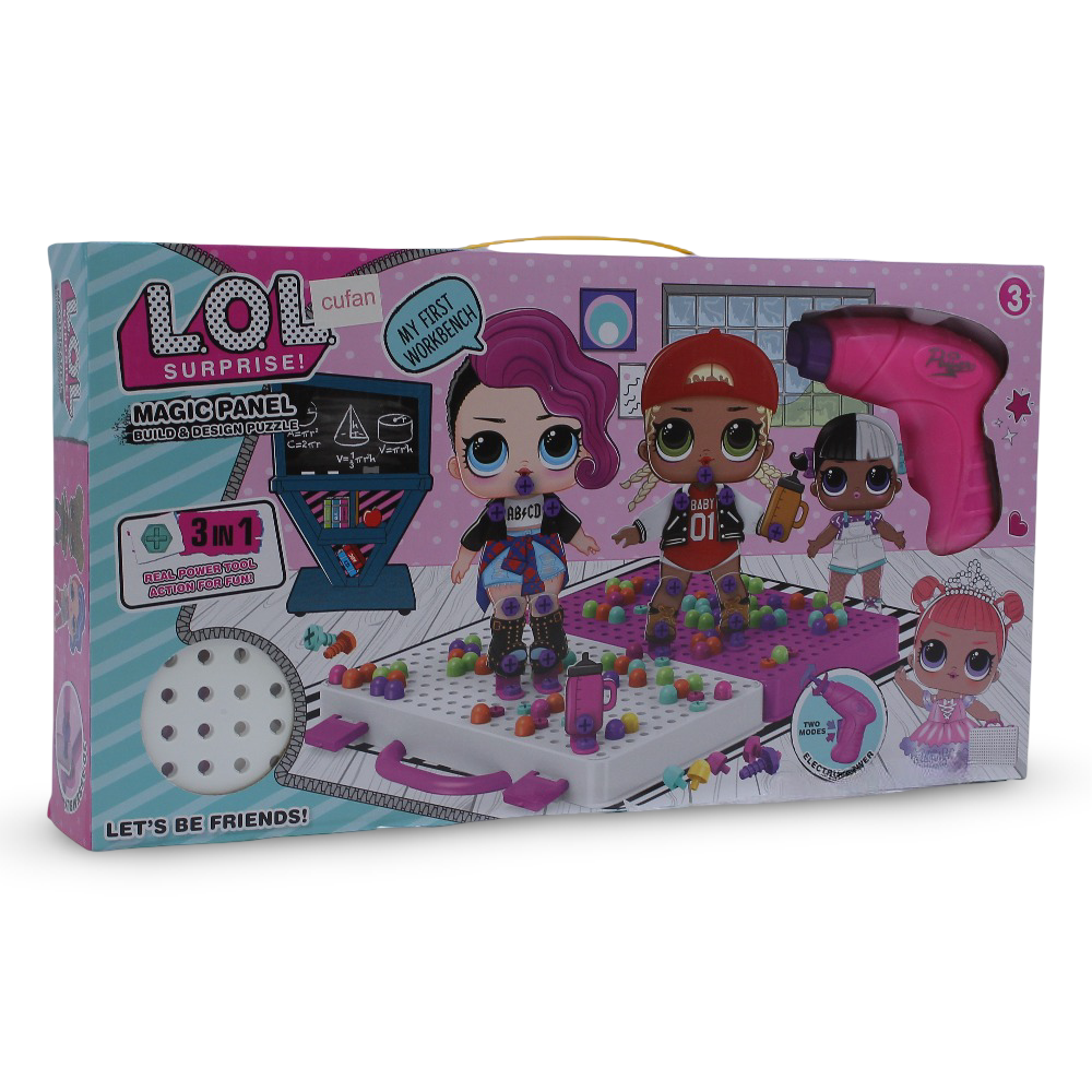 Cufan Surprise 3D Magic Panel Puzzle Set – Build, Design & Play