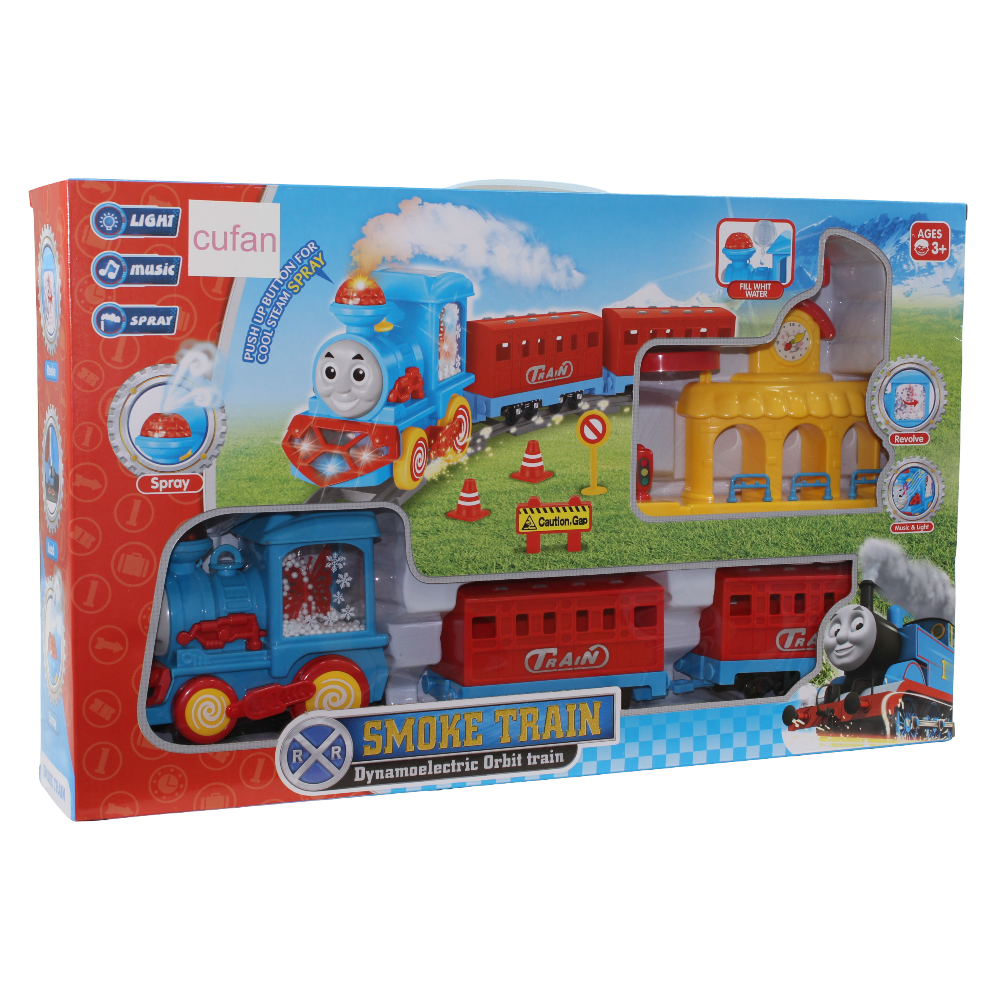 Cufan Smoke Train (Dynamoelectric Orbit Train) with Sound & Light - Toys