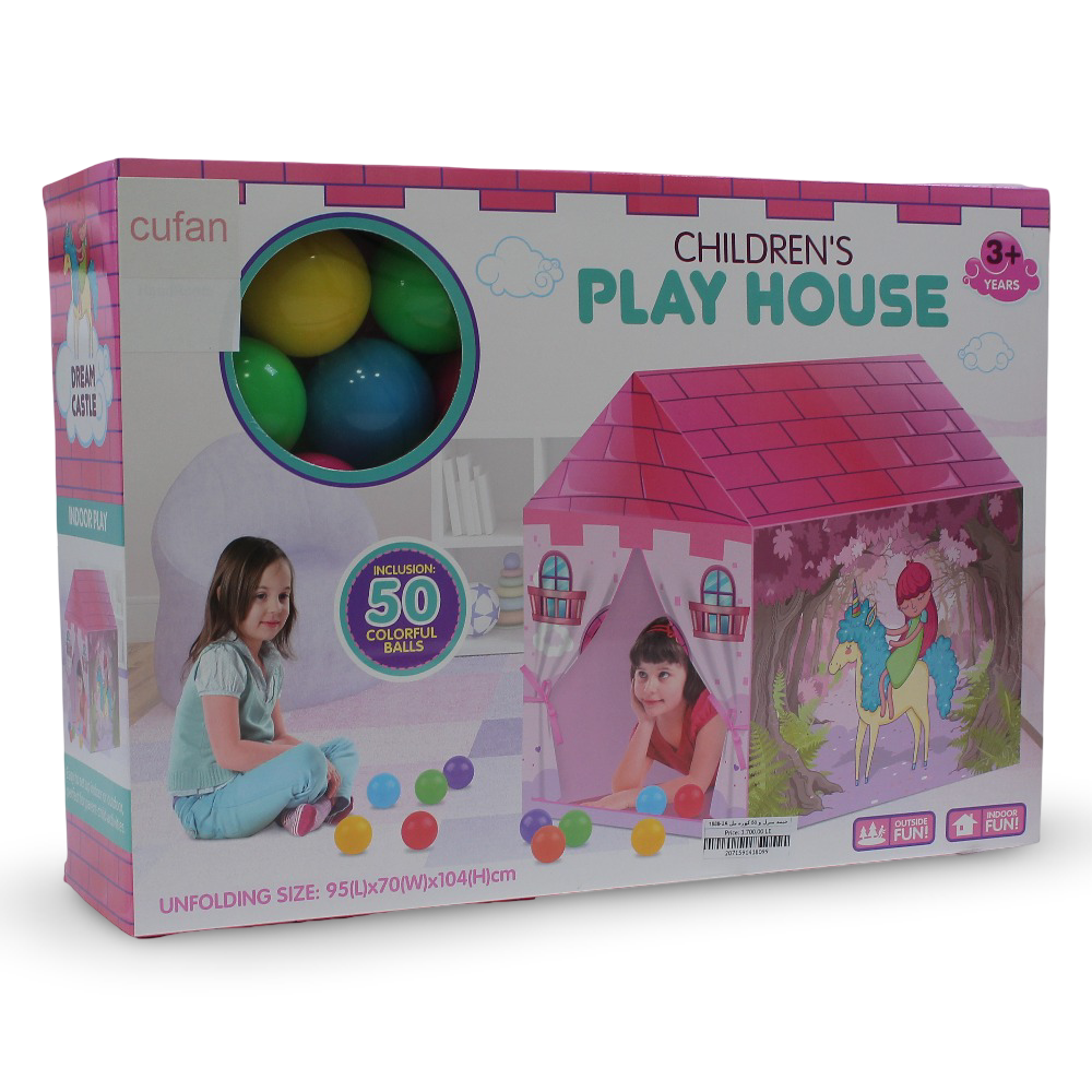 Cufan Children’s Play House Tent with 50 Colorful Balls – Dream Castle Design