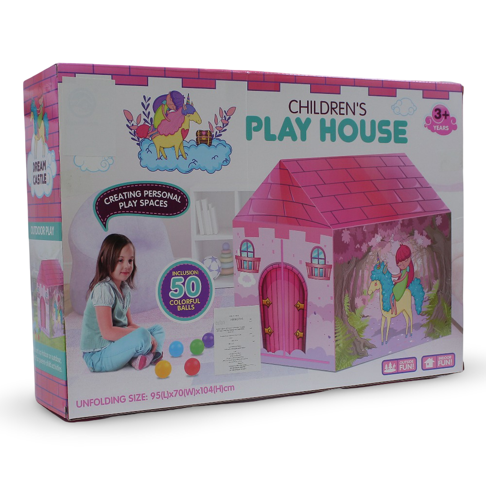 Cufan Children’s Play House Tent with 50 Colorful Balls – Dream Castle Design