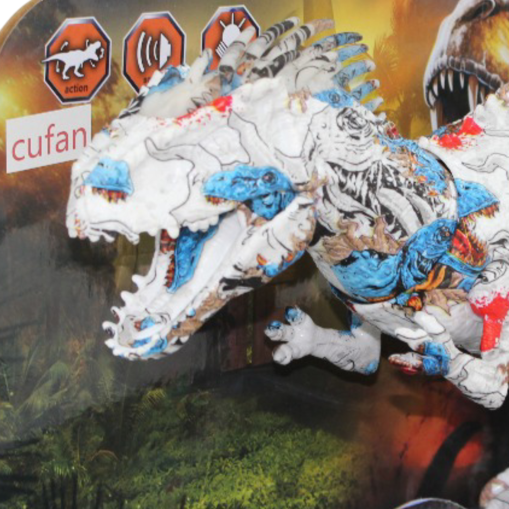 Cufan Dino-X Electric Dino – (Sound & Light) White