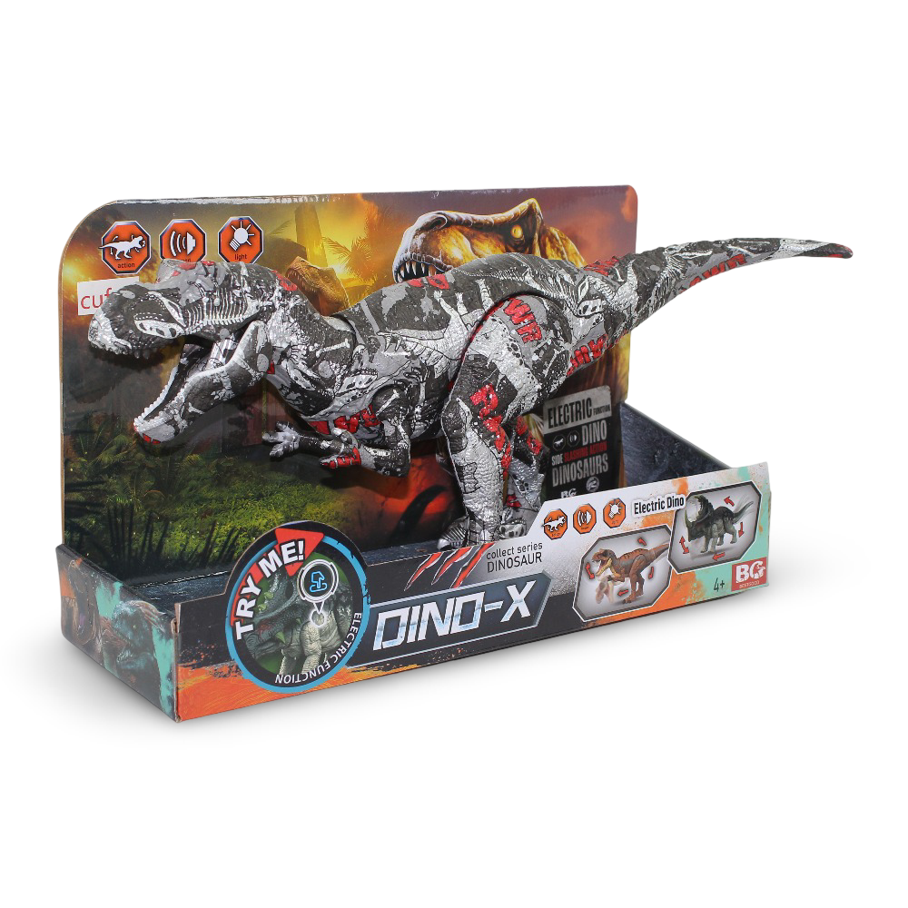 Cufan Dino-X Electric Dino – (Sound & Light) Grey