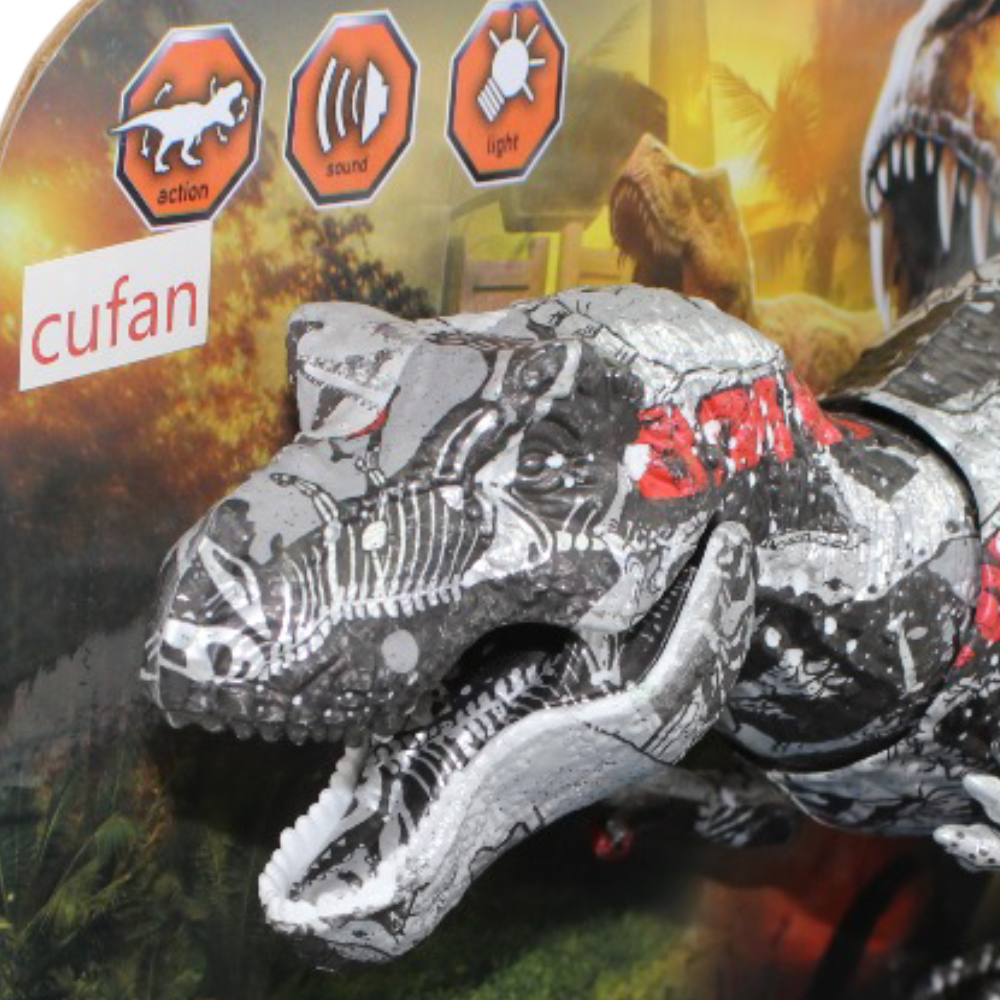 Cufan Dino-X Electric Dino – (Sound & Light) Grey