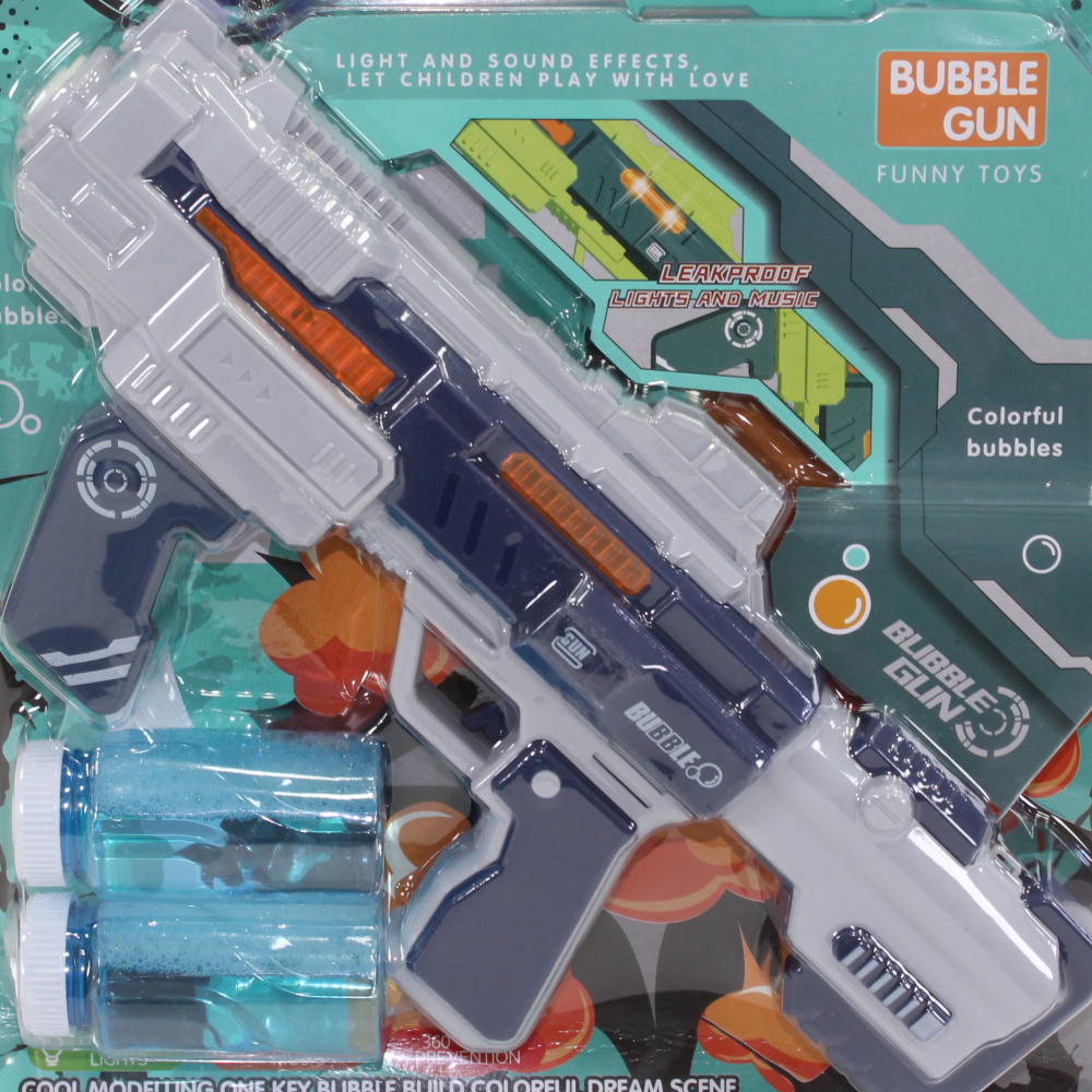 Funny Toys Bubble Gun – (Sound & Light)
