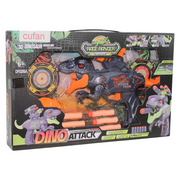 Cufan Rage Ranger Dino Attack 2-in-1 Soft Bullet Gun Set – Orange