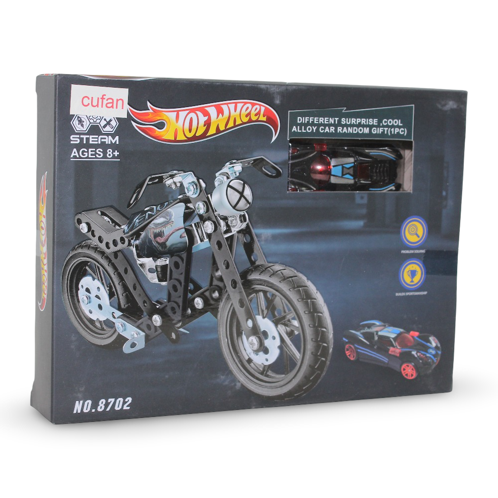 Cufan Hot Wheel Metal Motorcycle with Alloy Car Gift
