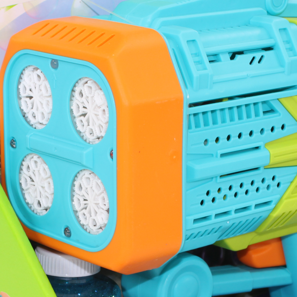 Cufan Children Bubble Gun – Light-Up Bubble Blaster