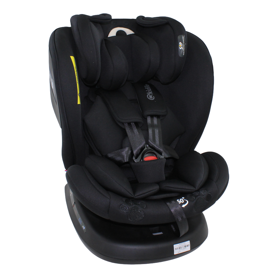 Kidilo 360° Rotation Isofix Car Seat – Black