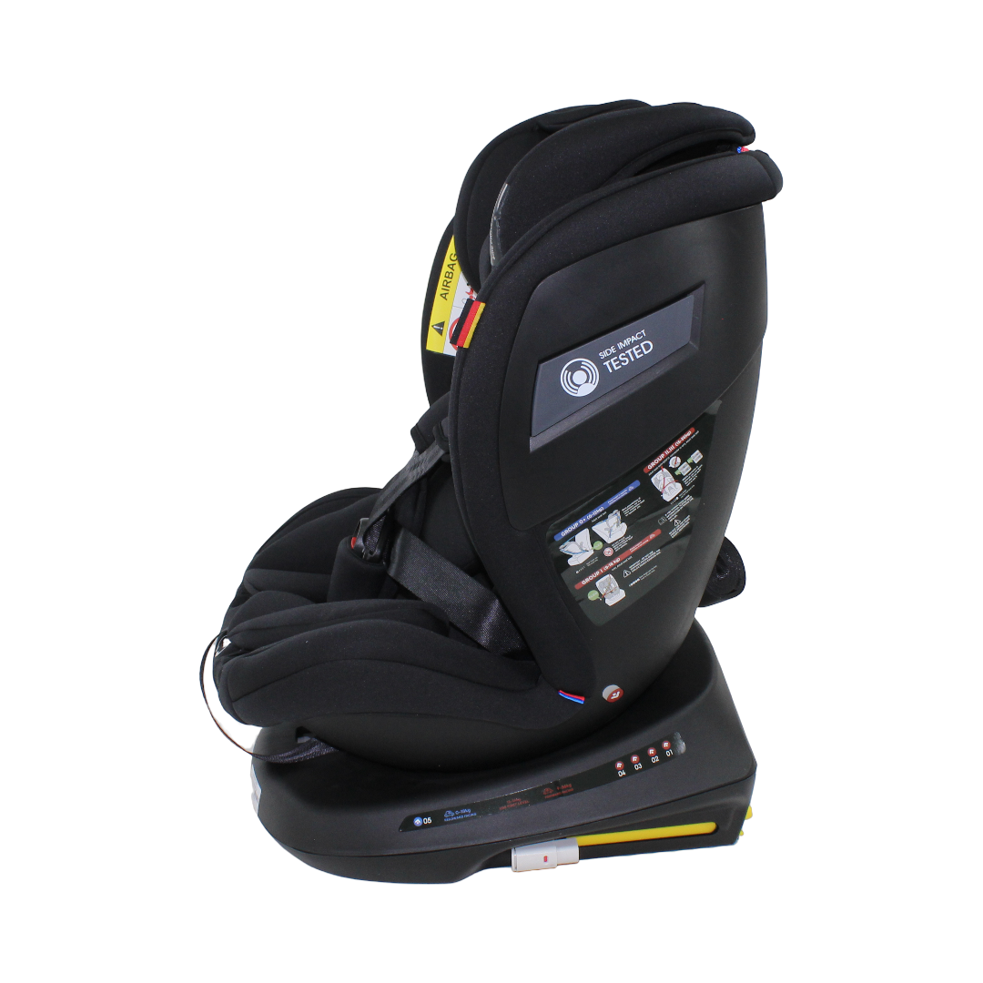 Kidilo 360° Rotation Isofix Car Seat – Black