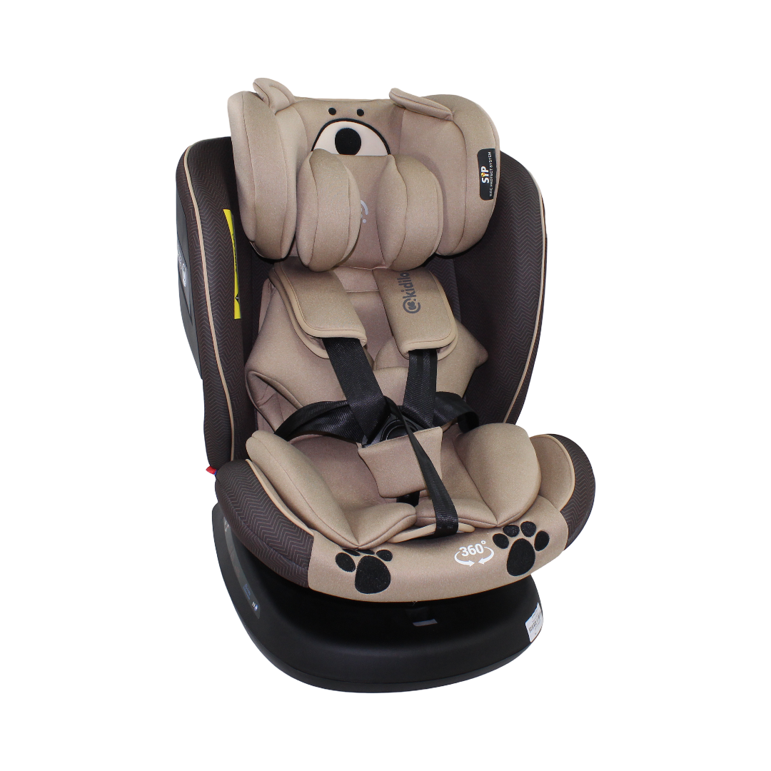 Kidilo 360° Rotation Isofix Car Seat – Beige