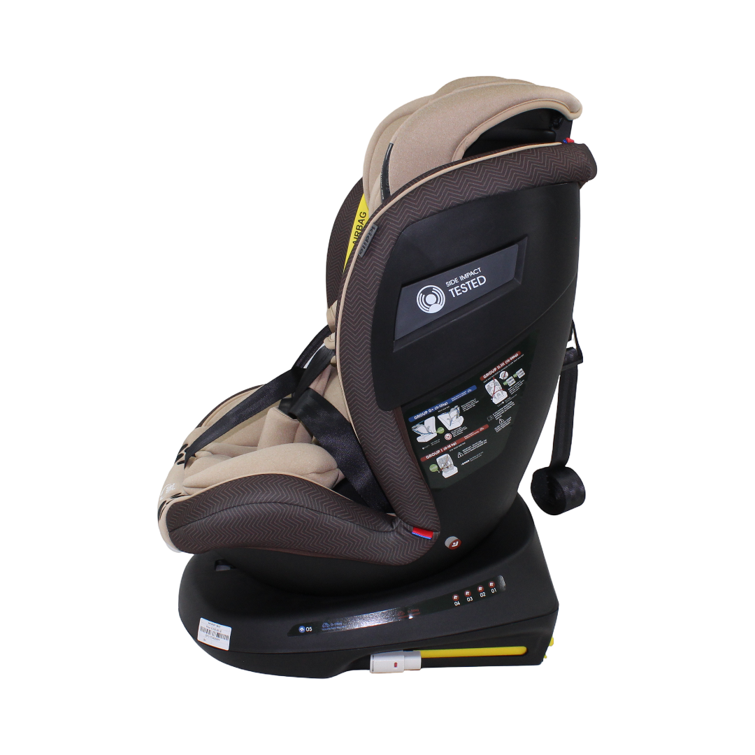 Kidilo 360° Rotation Isofix Car Seat – Beige
