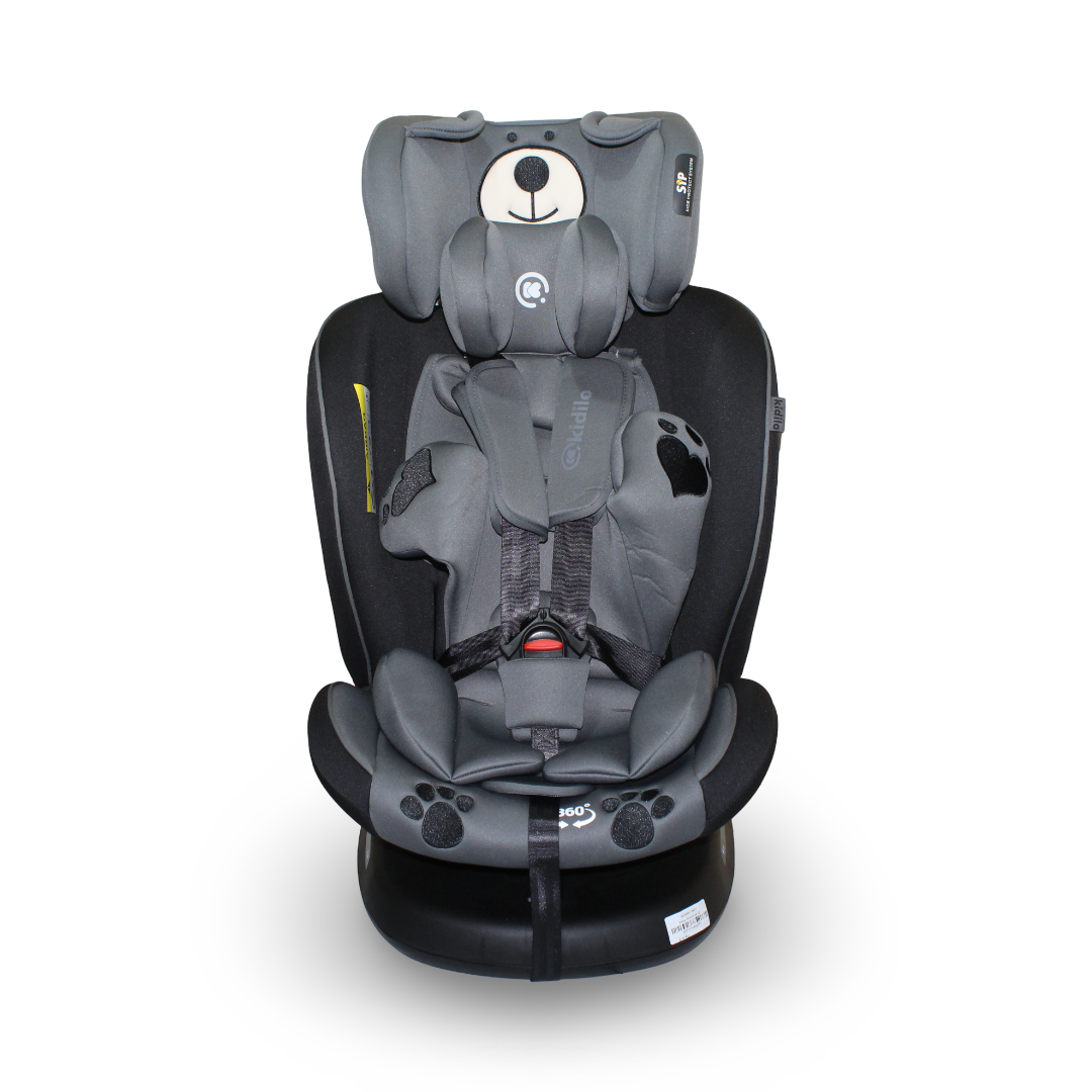 Kidilo 360° Rotation Isofix Car Seat 964 – Dark Grey