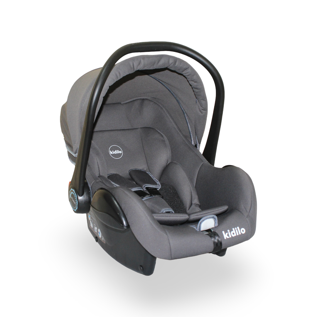 Kidilo 3-in-1 Baby Carry Cot, Car Seat, and Rocker – Dark Grey G303