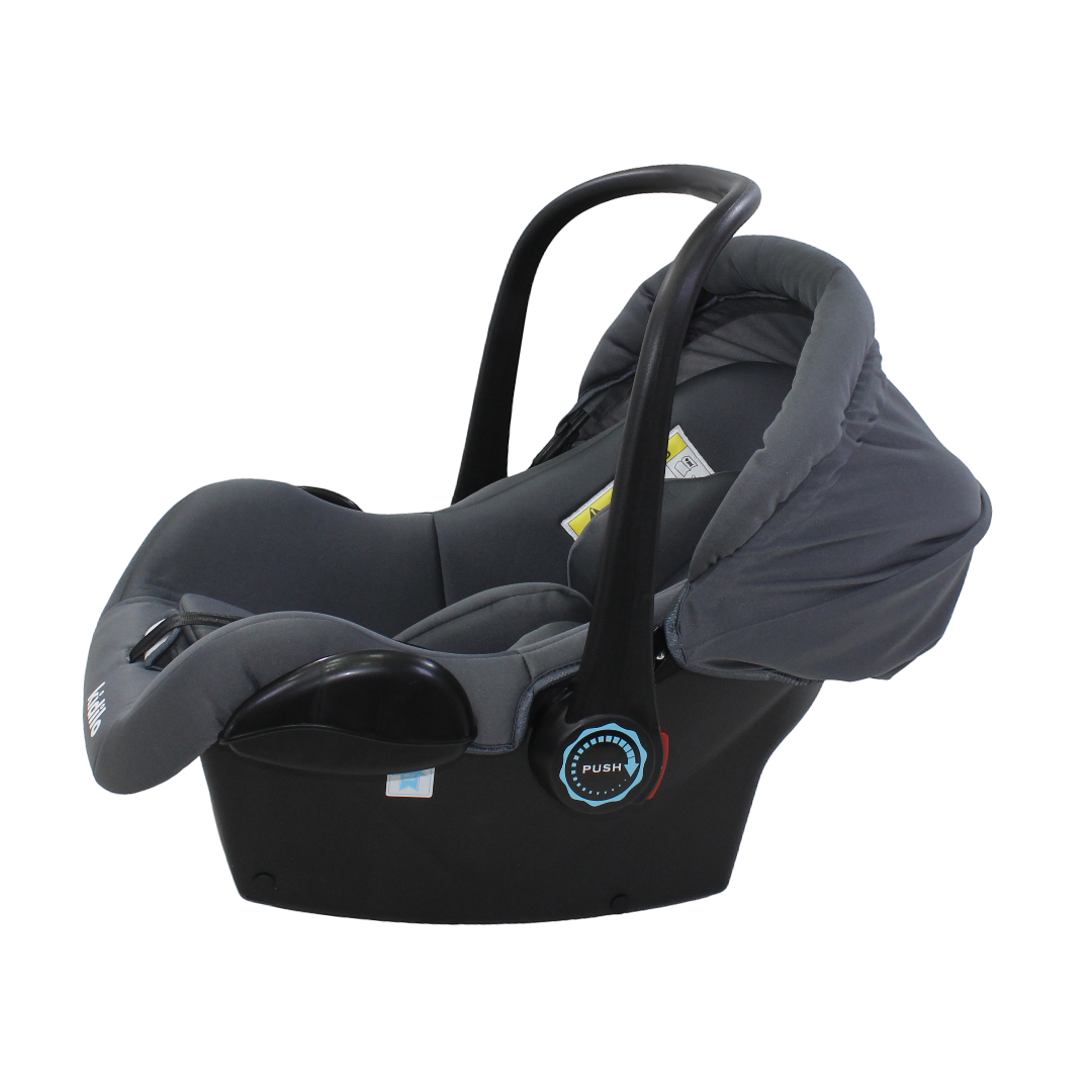 Kidilo 3-in-1 Baby Carry Cot, Car Seat, and Rocker – Dark Grey