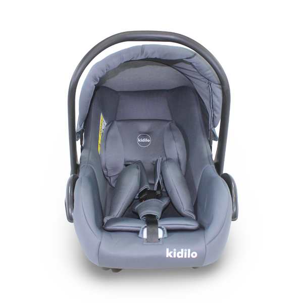 Kidilo 3-in-1 Baby Carry Cot, Car Seat, and Rocker – Dark Grey
