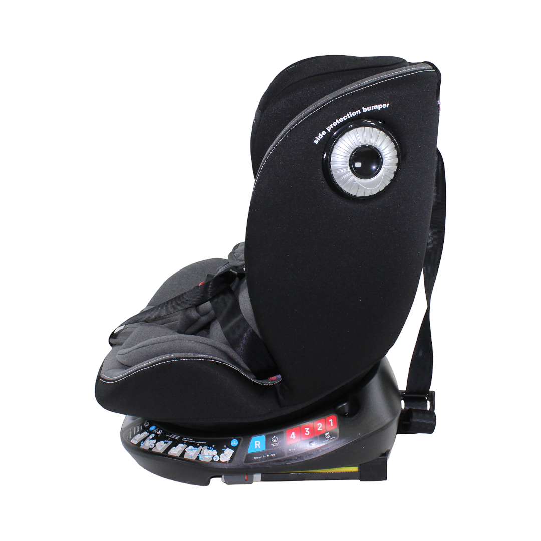 Kidilo 360° Rotating Car Seat (Safety Chair) – Dark Grey