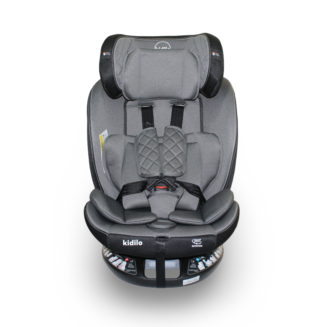 Kidilo 360° Rotating Car Seat (Safety Chair) 406 – Dark Grey