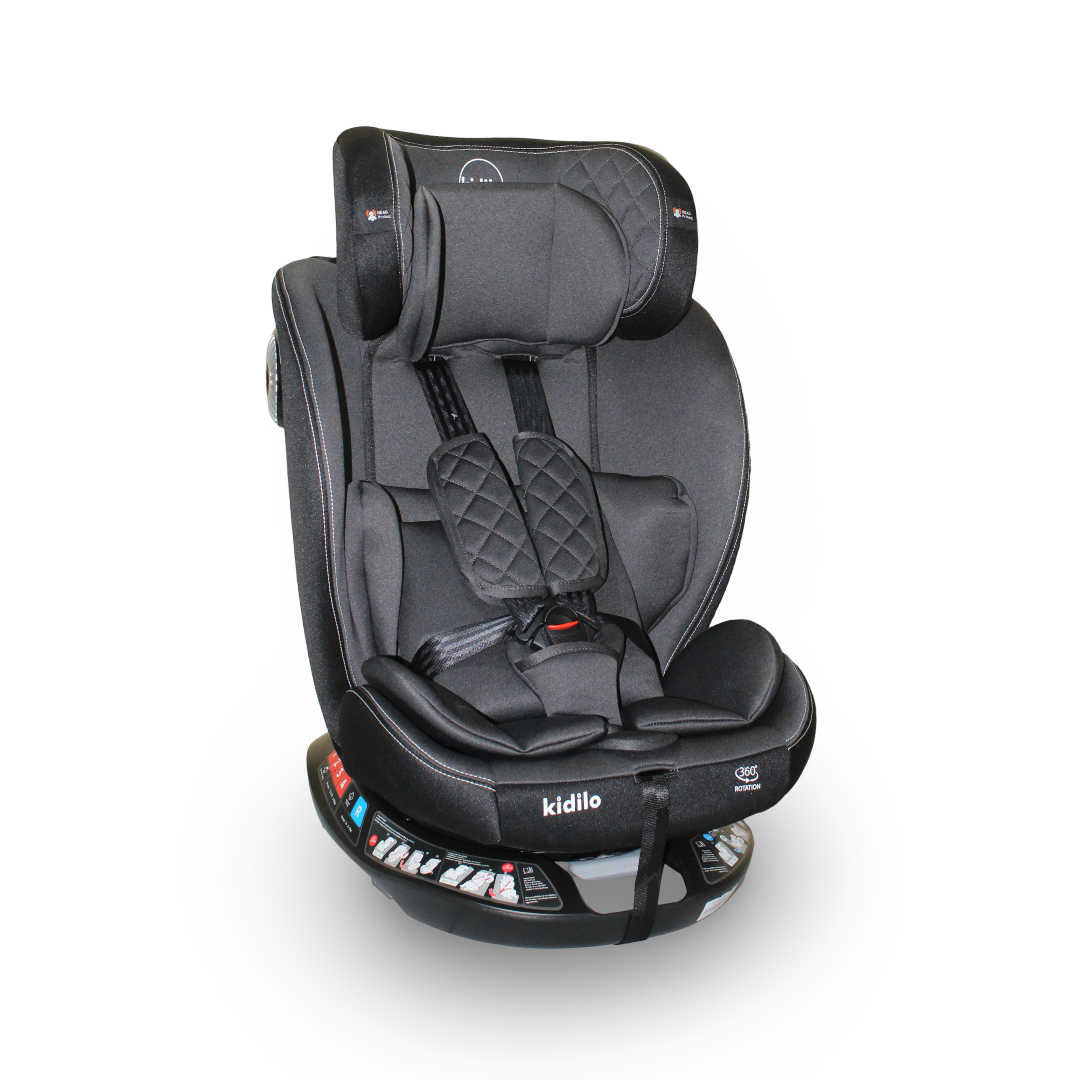 Kidilo 360° Rotating Car Seat (Safety Chair) 406 – Black