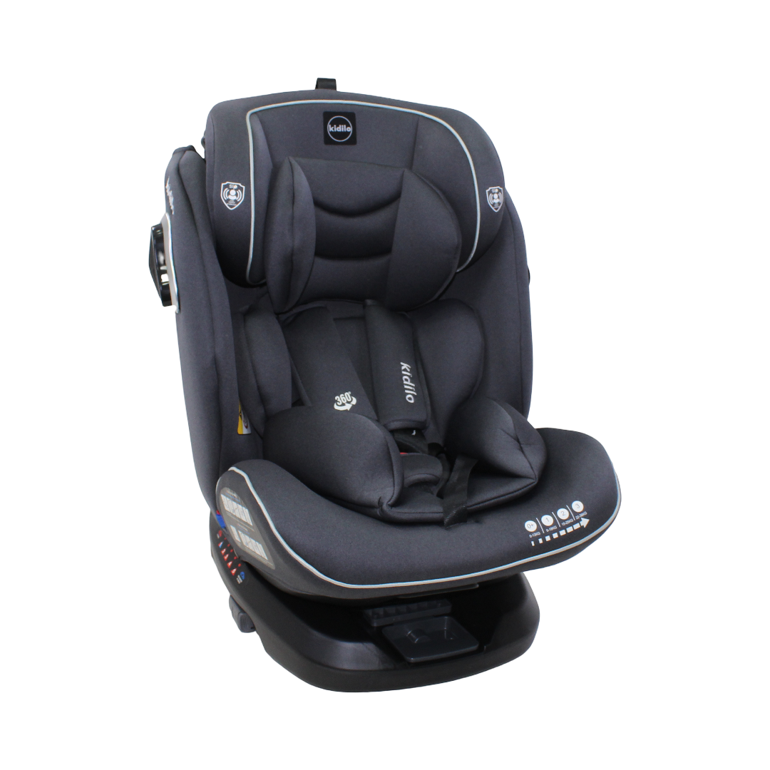 Kidilo 360° Infanty Safety Seat Rotating Car Seat  KBH311 – Dark Grey