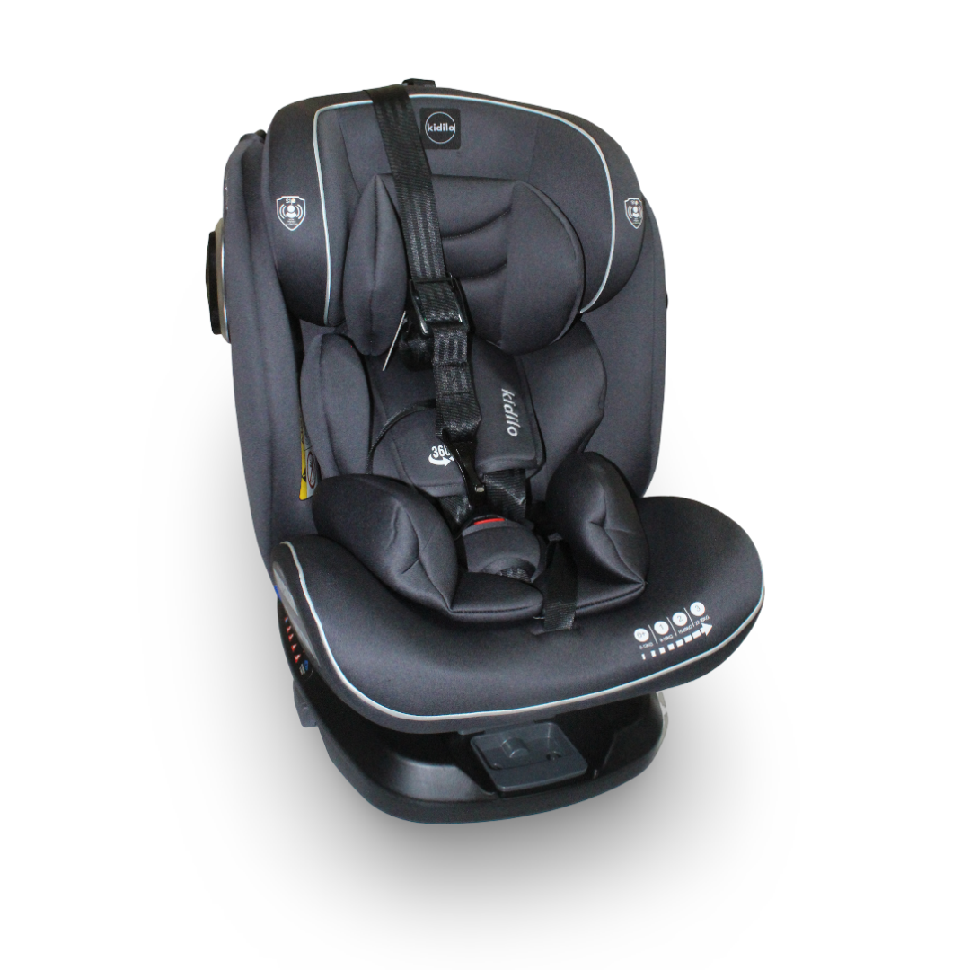 Kidilo 360° Infanty Safety Seat Rotating Car Seat  KBH311 – Dark Grey