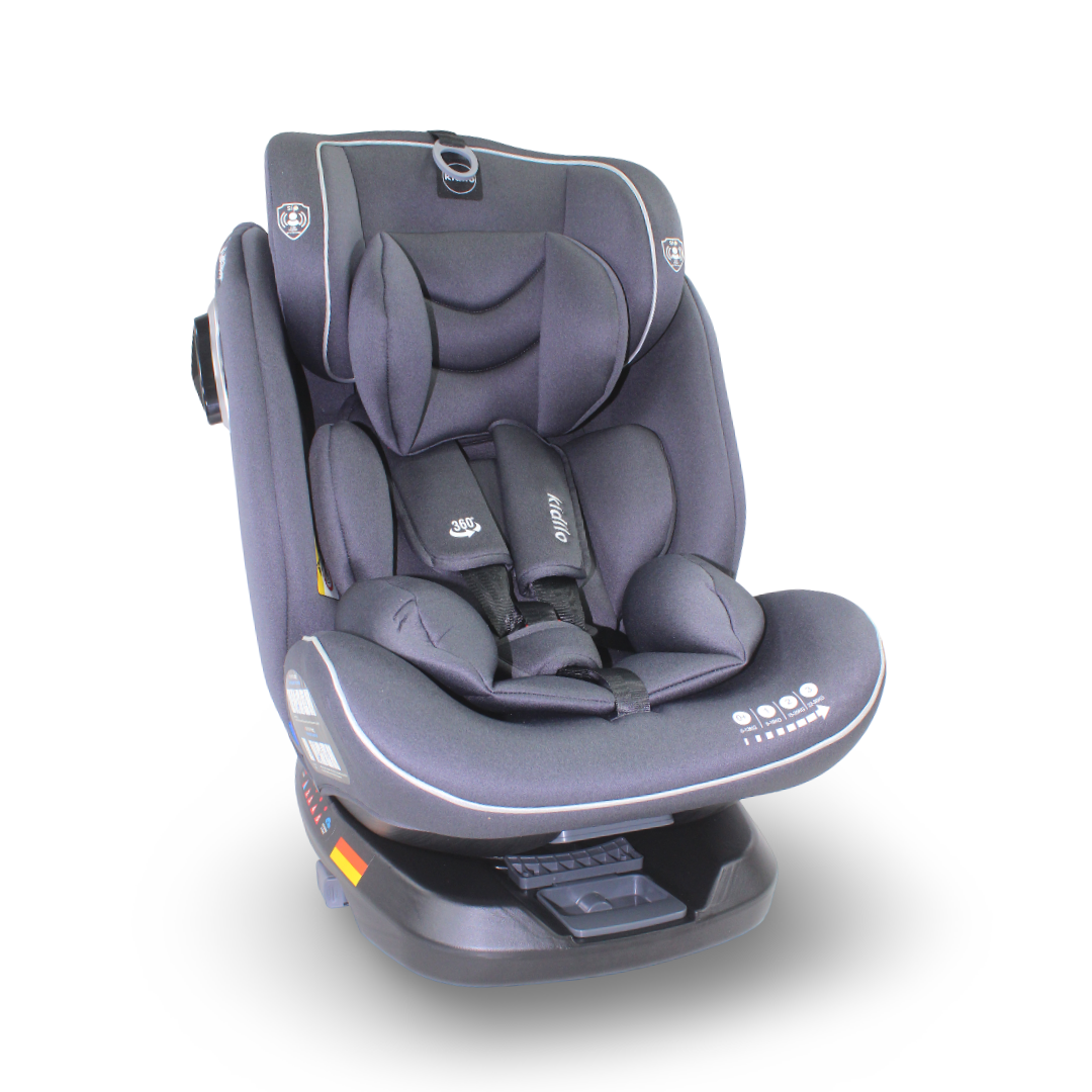 Kidilo 360° Infanty Safety Seat Rotating Car Seat  KBH311 – Dark Grey