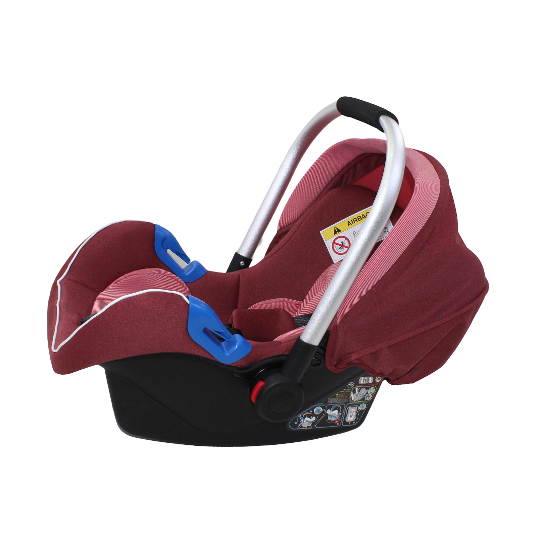 Kidilo 3-in-1 Baby Carry Cot & Car Seat – Burgundy