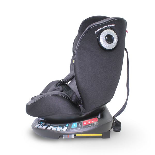 Kidilo 360° Rotating Swivel ISOFIX Child Car Seat – Black