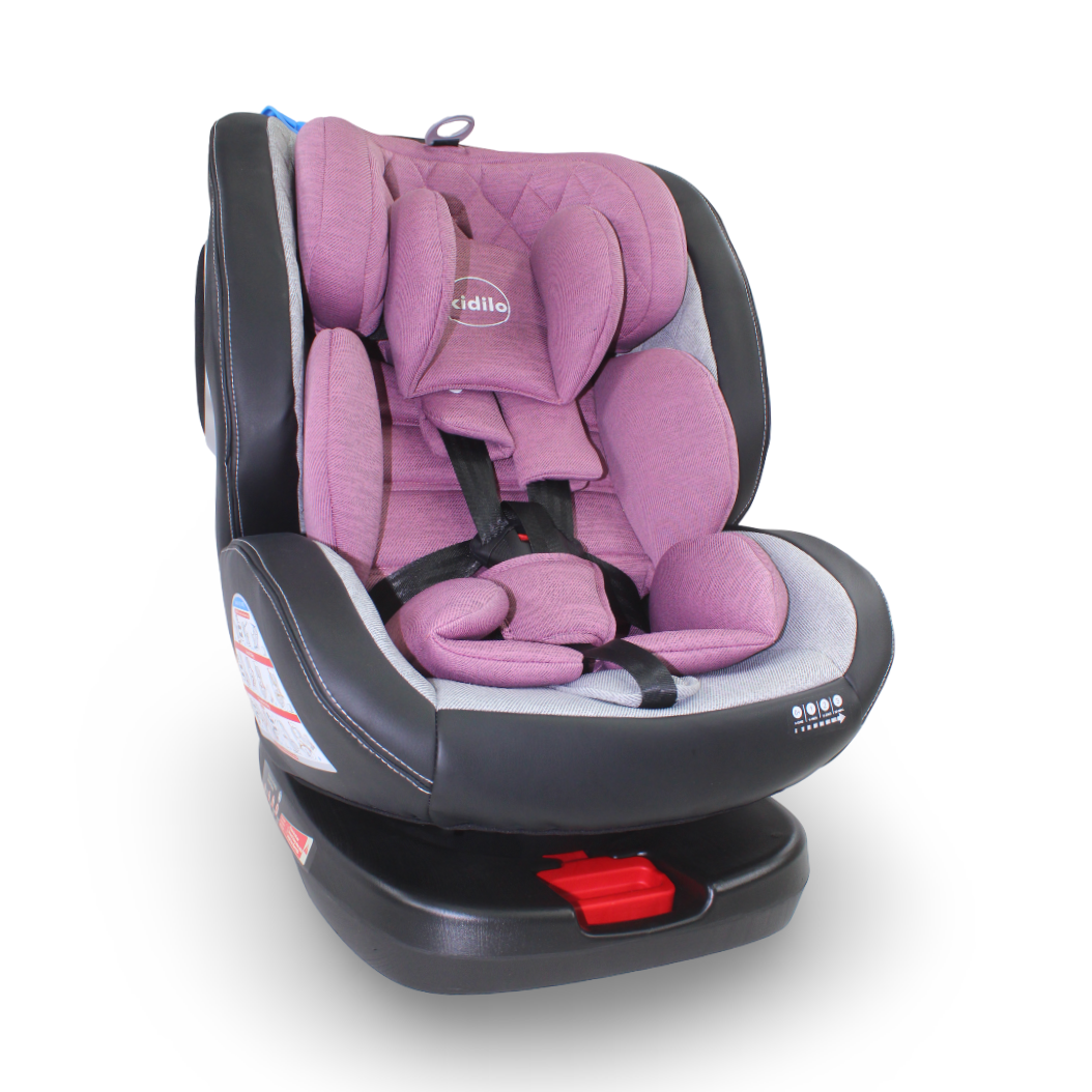 Kidilo Baby Car Seat – Black & Dusty Pink
