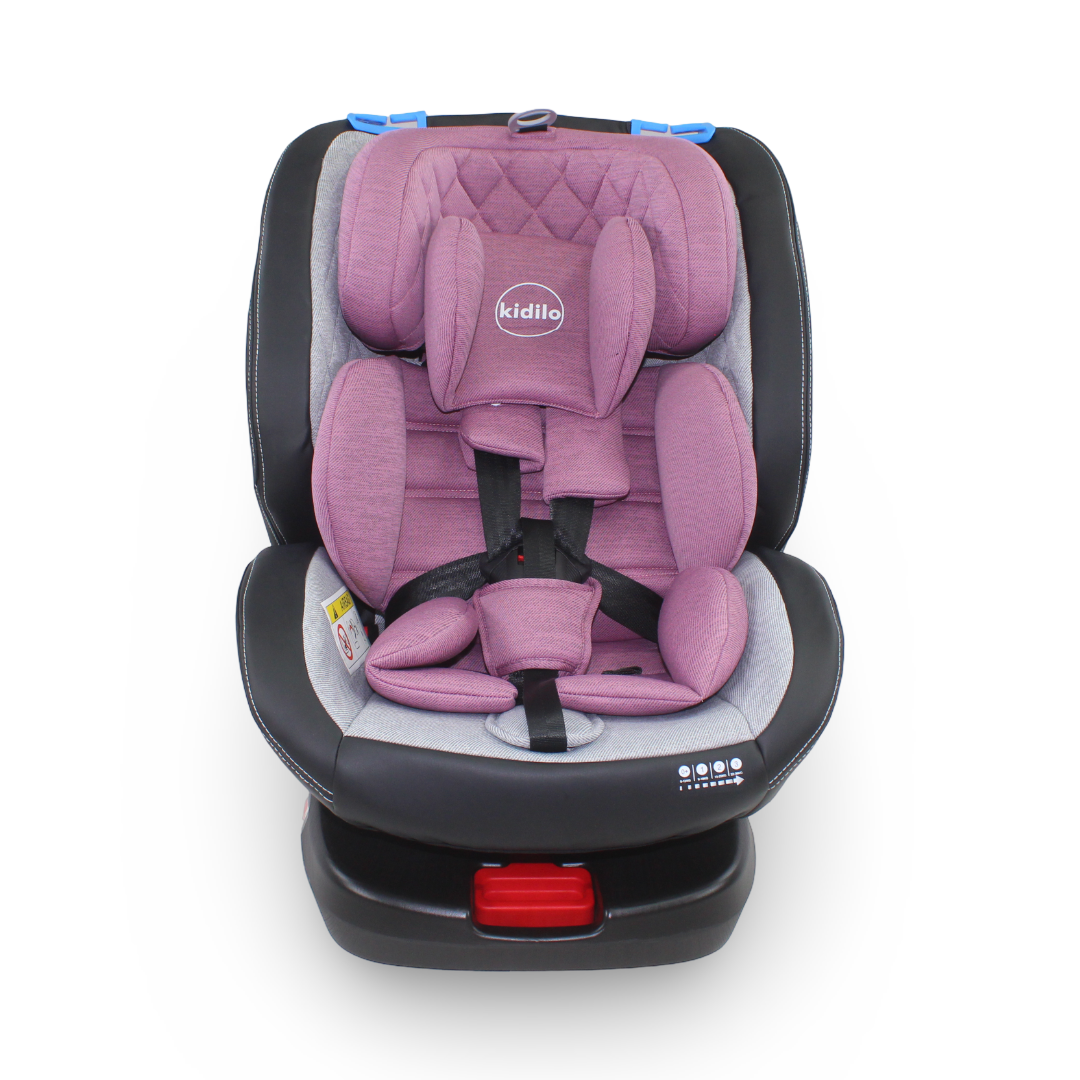 Kidilo Baby Car Seat – Black & Dusty Pink
