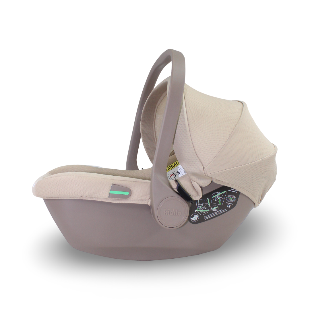 Kidilo 1st Stage Infant Car Seat and Carrier – Beige