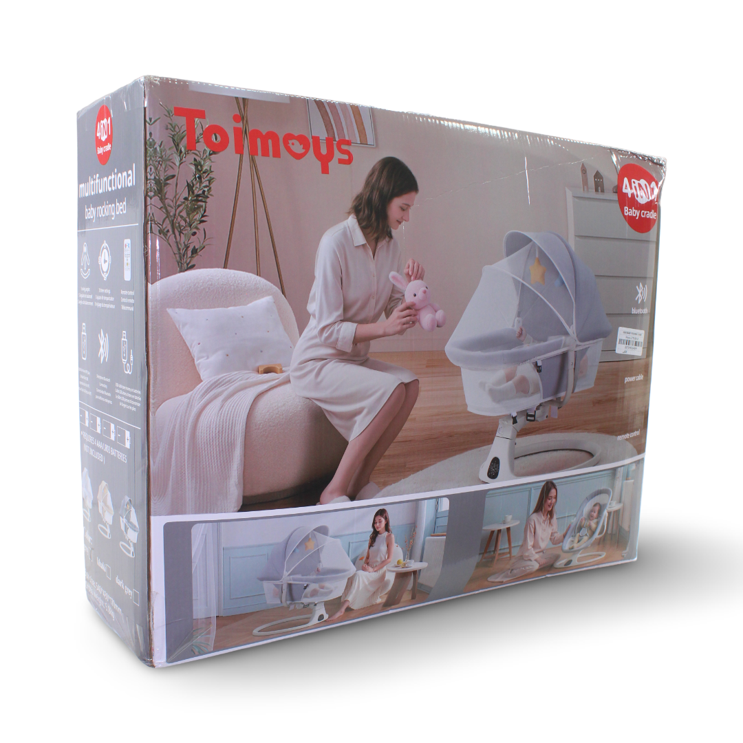 Toimoys Baby Smoothing Swing Bed – Khaki