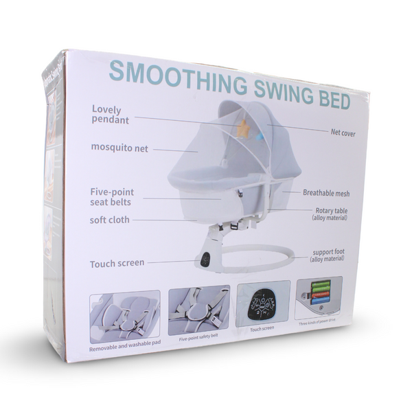 Toimoys Baby Smoothing Swing Bed – Khaki